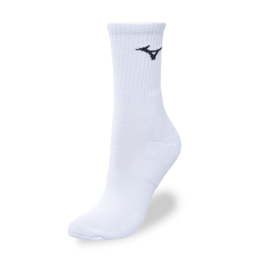 Mizuno Meia MIMTA51916-BCOPTO PRIME 39-44 BrancoPreto Algodao -6-
